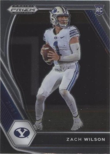 2021 Panini Prizm Draft Picks Zach Wilson #105