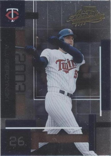 2003 Playoff Absolute Memorabilia - A.J. Pierzynski #44
