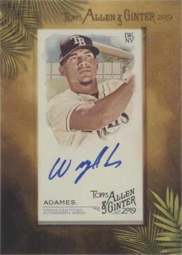 2019 Topps Allen & Ginter - Willy Adames #MA-WA