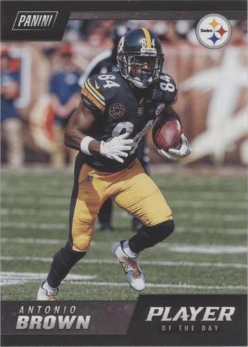 2018 Panini Player of the Day Antonio Brown #34