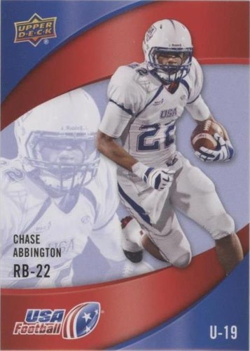 2013 Upper Deck USA Football Chase Abbington #5