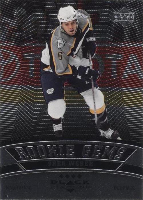 2006-07 Upper Deck Black Diamond - Shea Weber #196