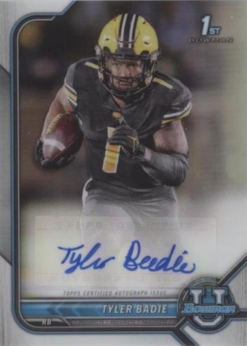 2021-22 Bowman University Tyler Badie #BCPA-TB
