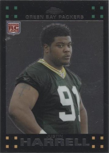 2007 Topps Chrome Justin Harrell #TC228