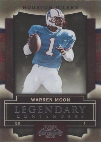 2009 Playoff Contenders Warren Moon #82