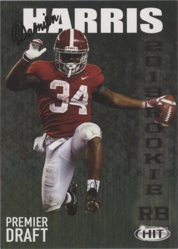 2019 Sage Hit Premier Draft Damien Harris #87