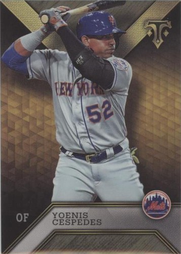 2016 Topps Triple Threads - Yoenis Cespedes #81