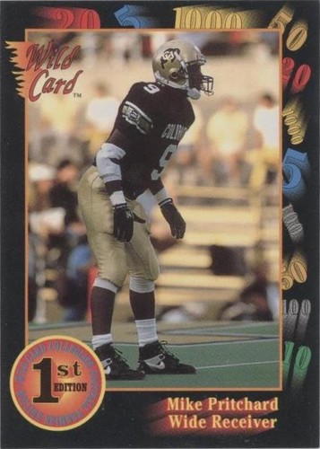 1991 Wild Card Draft Mike Pritchard #62