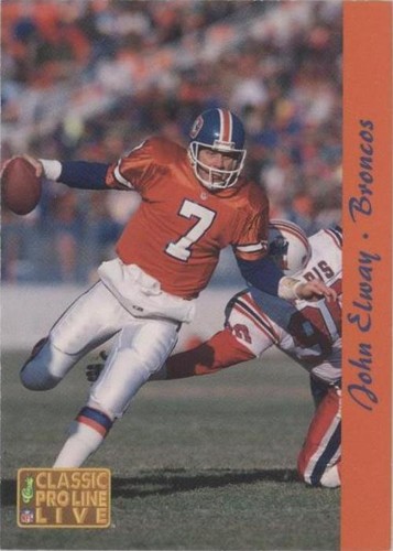 1993 Classic Pro Line Live John Elway #69