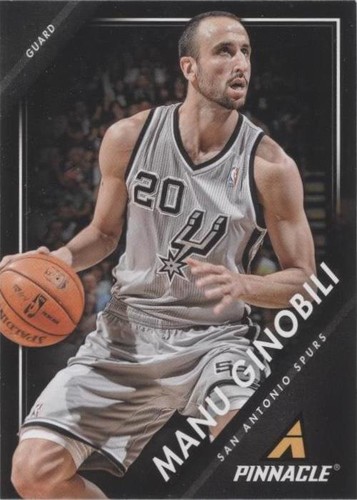 2013-14 Pinnacle MANU GINOBILI Artist Proof Blue San Antonio Spurs