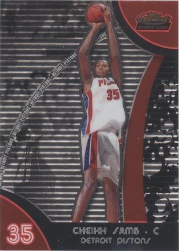 2007-08 Topps Finest - Cheikh Samb #60