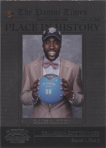 2010-11 Playoff Contenders Patches - James Harden #1