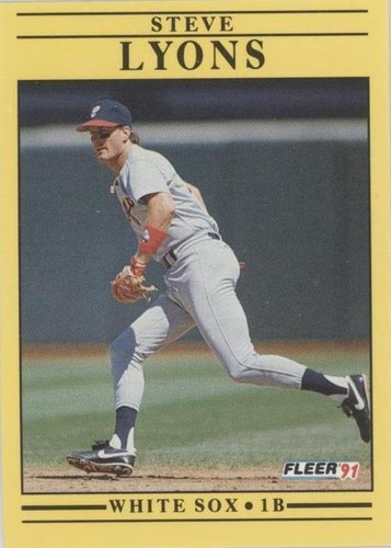 1991 Fleer - Steve Lyons #127