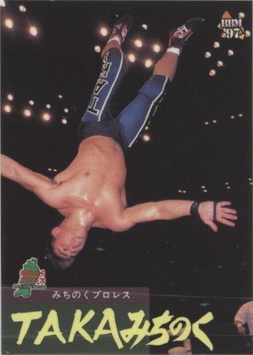 BBM Wrestling Card 2002 Men's Teioh Kai En Tai Michinoku Pro WWE