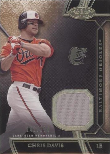 2015 Topps Tier One - Chris Davis #TSR-CD