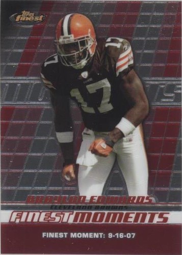 2008 Topps Finest Braylon Edwards #FM-BE