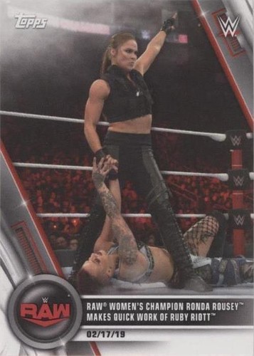 2020 Topps WWE Women's Division - Ronda Rousey Ruby Riott #12