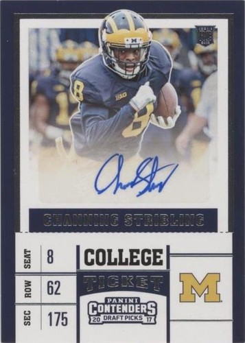 2017 Panini Contenders Draft Picks Channing Stribling #233
