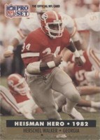 1991 Pro Set Mobil FACT Herschel Walker #44