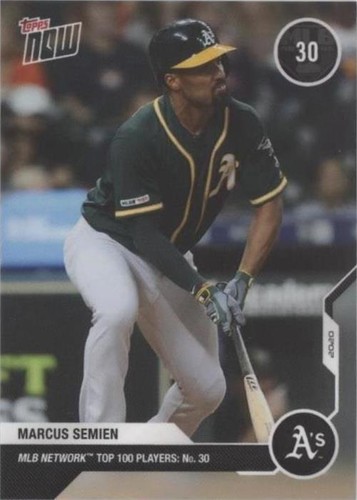 2020 Topps Now MLB Network Top 100 Players - Marcus Semien #MN30