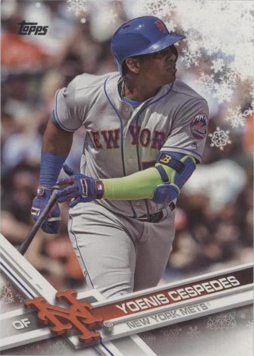 2017 Topps Holiday - Yoenis Cespedes #HMW116