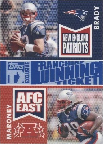 2007 Topps TX Exclusive Laurence Maroney Tom Brady #FWD-BM