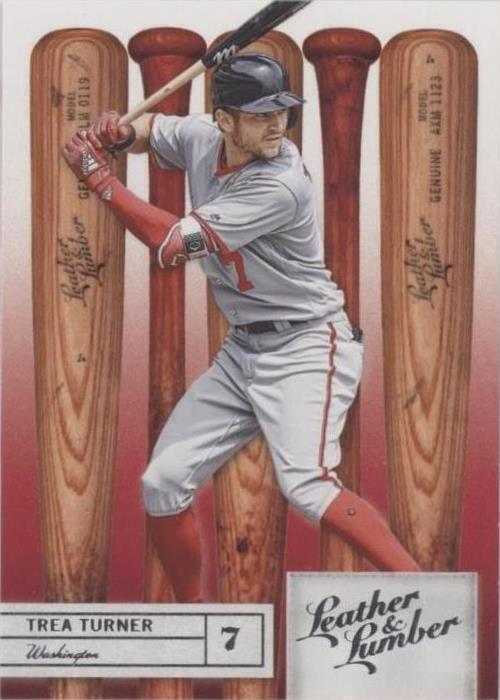 Panini Leather & Lumber 2019 - Trea Turner #57