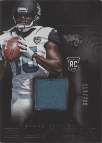 2013 Panini Black Denard Robinson #6