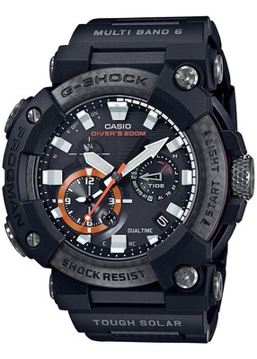 Pre-owned Casio G-shock Gwf-a1000xc-1ajf Black Frogman Bluetooth Men's Watch In Box