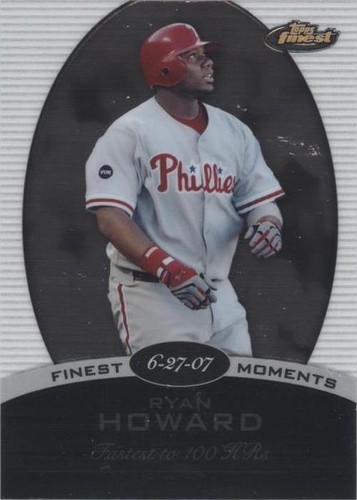 2008 Topps Finest - Ryan Howard #FM-RH
