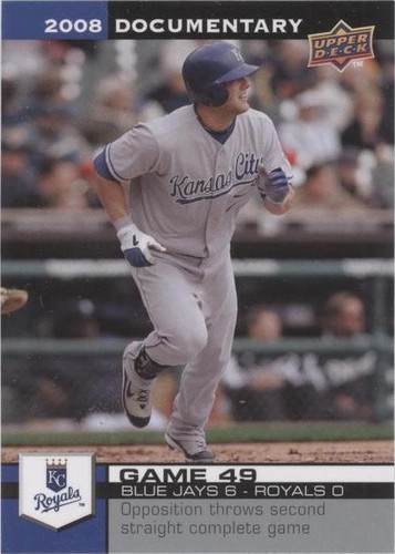 2008 Upper Deck Documentary - Alex Gordon #1339