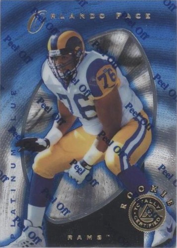 1997 Pinnacle Totally Certified Orlando Pace #121