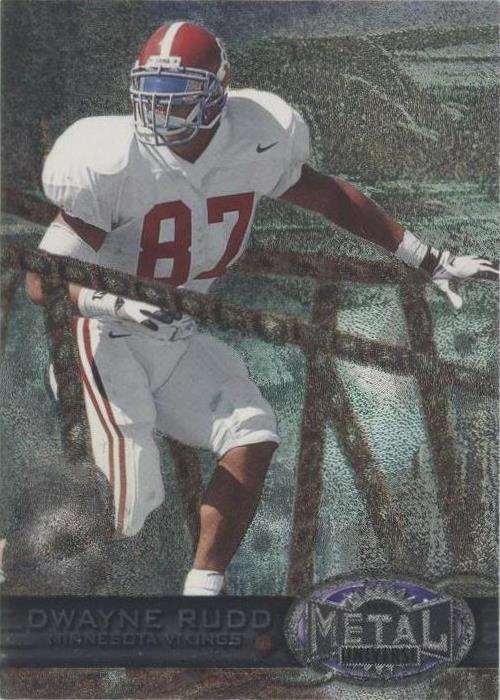 1997 Skybox Metal Universe Dwayne Rudd #180