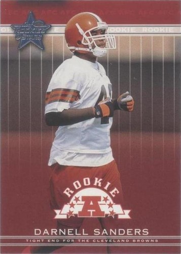 2002 Leaf Rookies & Stars Darnell Sanders #212