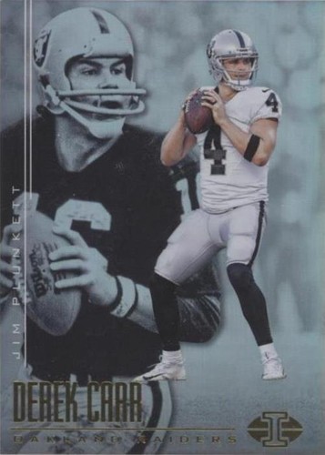 2017 Panini Illusions Derek Carr Jim Plunkett #75