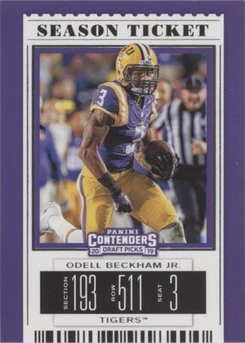 2019 Panini Contenders Draft Picks Odell Beckham Jr. #78