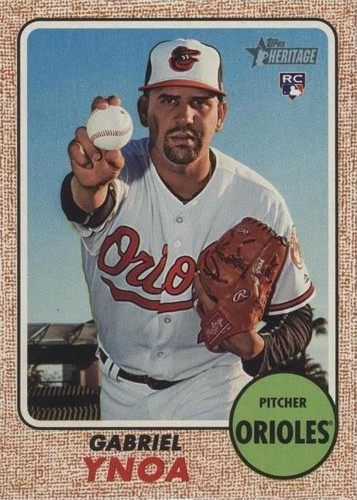 2017 Topps Heritage High Number - Gabriel Ynoa #557