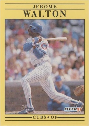 1991 Fleer - Jerome Walton #437