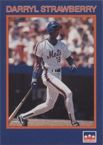 1990 Starline Long John Silver's - Darryl Strawberry #21