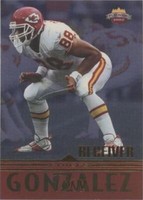 1997 Score Board Playbook Tony Gonzalez #86