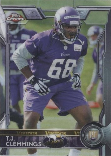 2015 Topps Chrome T.J. Clemmings #163