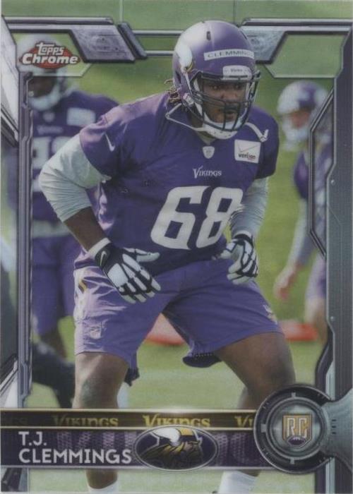 2015 Topps Chrome T.J. Clemmings #163