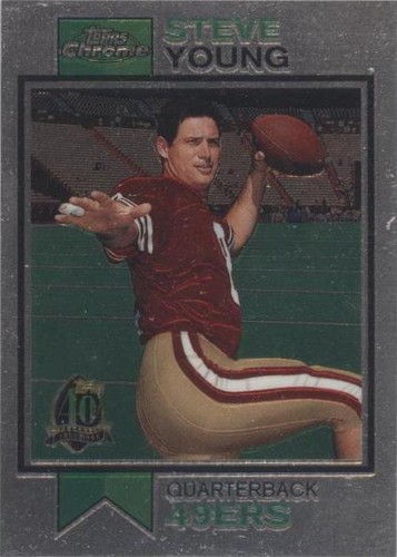 1996 Topps Chrome Steve Young #18