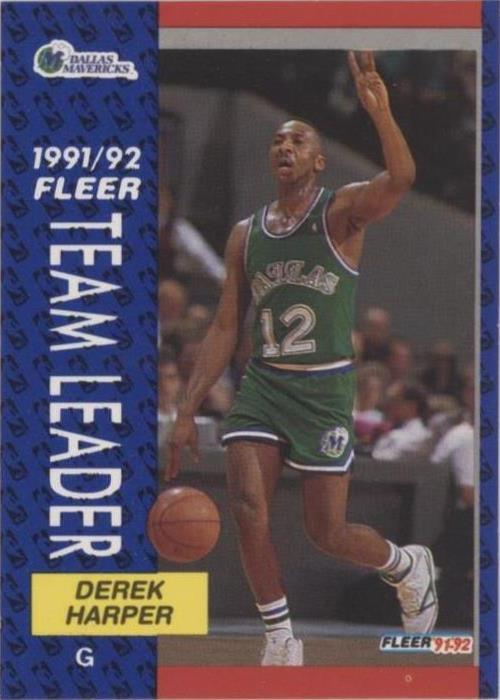 1991-92 Fleer - Derek Harper #377