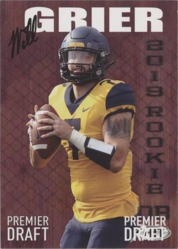 2019 Sage Hit Premier Draft Will Grier #44