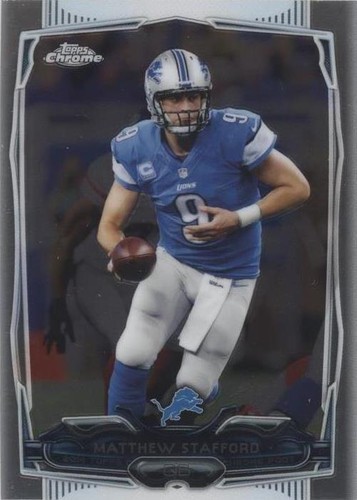 2014 Topps Chrome Matthew Stafford #73