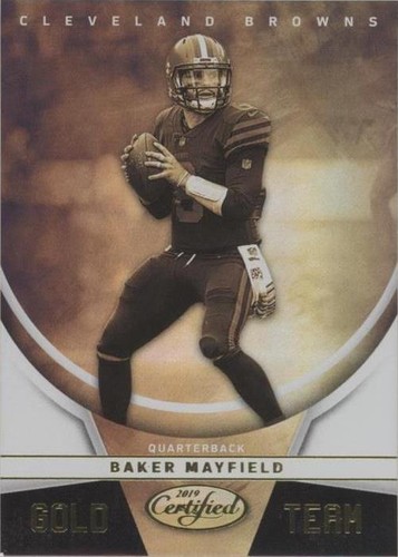 2019 Panini Certified Baker Mayfield #GT-BM