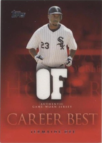 2009 Topps - Jermaine Dye #CBR-JD