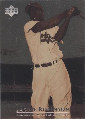 2) 1997 Jackie Robinson Upper Deck Authenticated Jumbos /5000 50th