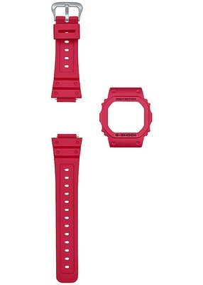 Pre-owned Casio G-shock Initial Color Replacement Band Set Dwe